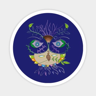 Owl Shaman Forest Guard Magnet